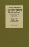 Albrecht Schöne, Ulrich Joost - Lichtenberg Briefwechsel  Bd. 4: 1793-1799