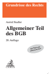 Bernd Rüthers, Astrid Stadler - Allgemeiner Teil des BGB