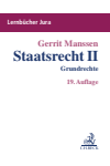 Gerrit Manssen - Staatsrecht II